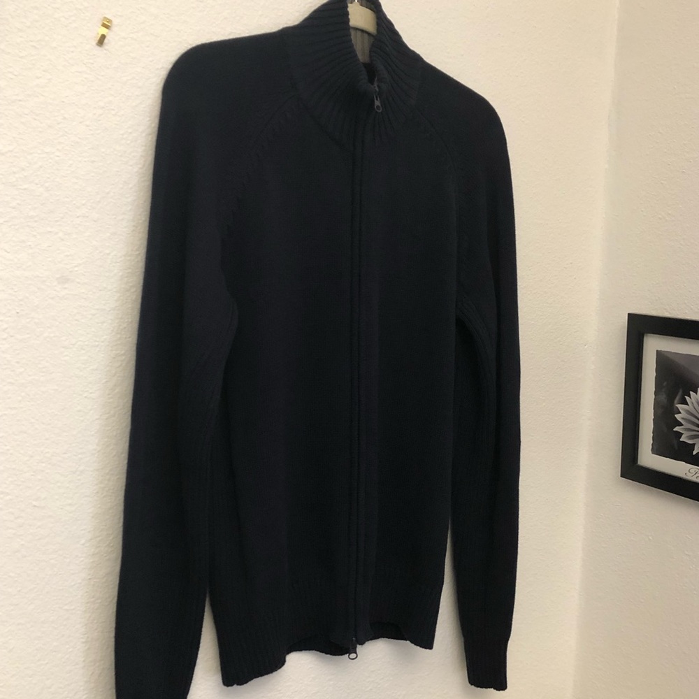 American Rag zipped knitted sweater L